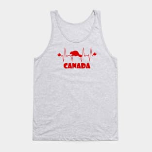 Canadian Heartbeat  II Tank Top